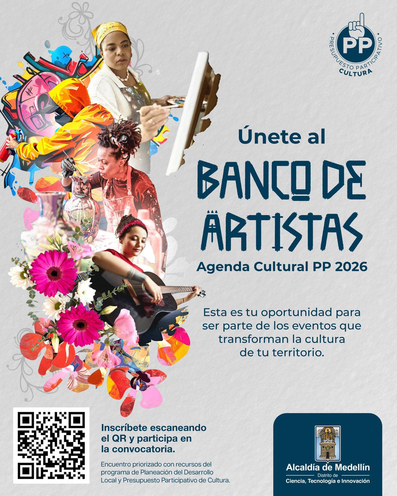 Inscripciones Banco de Artistas PP Cultura