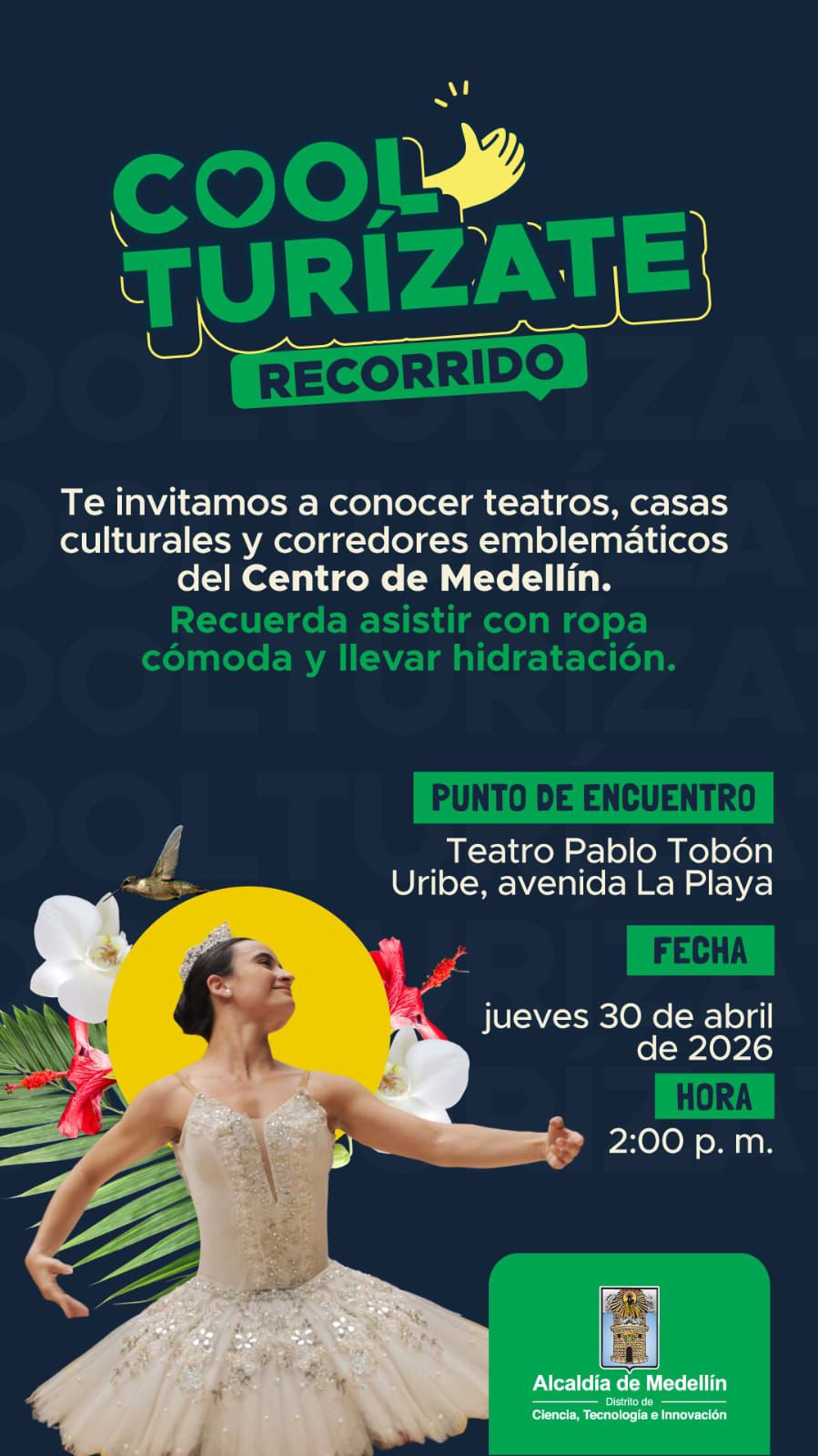 Recorrido Coolturízate Centro de Medellín